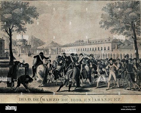 El Motin de Aranjuez; 1808 års Spanska uppror mot Napoleon Bonaparte och Bourbon-regimen